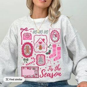 Gildan Gray Holiday Graphic Sweater